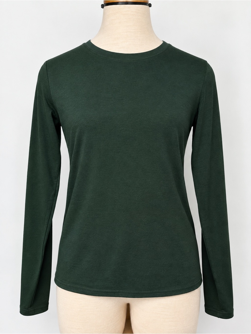 United Colors Of Benetton Forest Green Long-Sleeve Crewneck